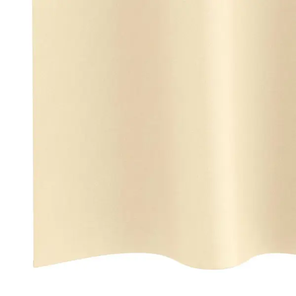 Pimendavad kardinad rõngastega, 2 tk, kreem, 245 x 140 cm, polüester – 6