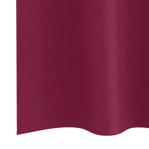 Pimendavad kardinad rõngastega, veinpunane, 2 tk, 245 x 140 cm, polüester – 6