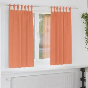Pimendavad kardinad 2 tk, terrakota polüster, 175 x 140 cm