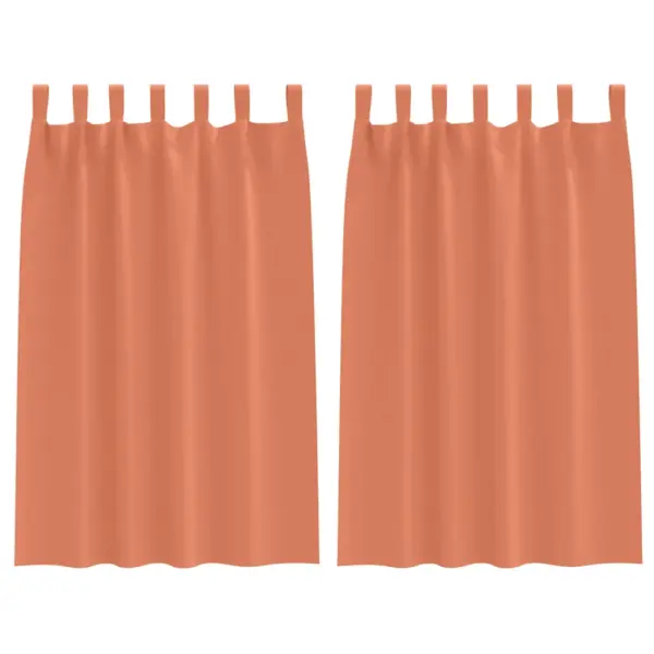 Pimendavad kardinad 2 tk, terrakota polüster, 175 x 140 cm – 2