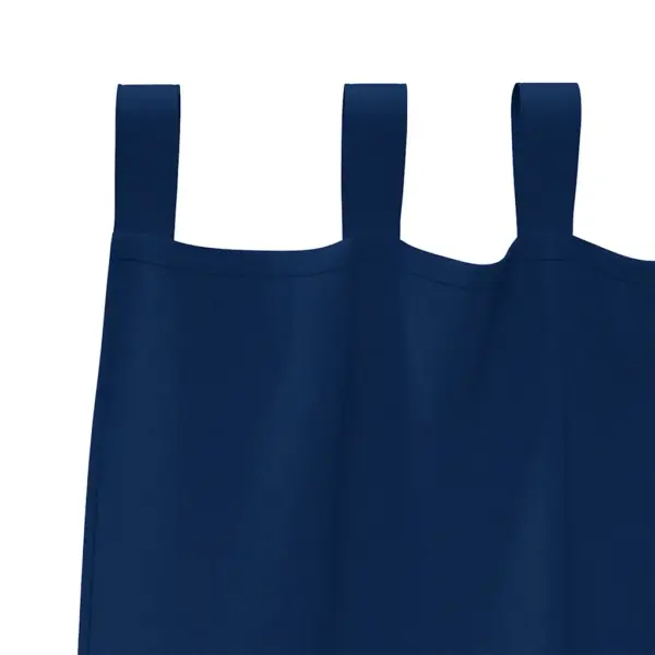 Pimendavad kardinad 2 tk, tumesinine polüester, 225 x 140 cm – 5