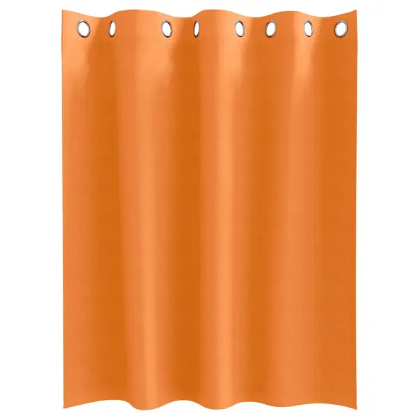 Pimendavad kardinad rõngastega, 2 tk, erk oranž, 140 x 140 cm, polüester – 4