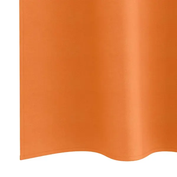 Pimendavad kardinad rõngastega, 2 tk, erk oranž, 140 x 140 cm, polüester – 6