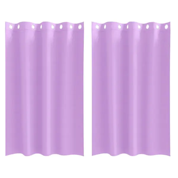 Pimendavad rõngaskardinad 2 tk, lilla polüester, 175 x 140 cm – 2