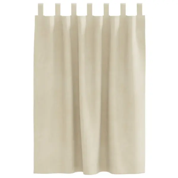 Pimendavad sametkardinad silmustega, kreemjas, 2 tk, 140 x 140 cm – 4