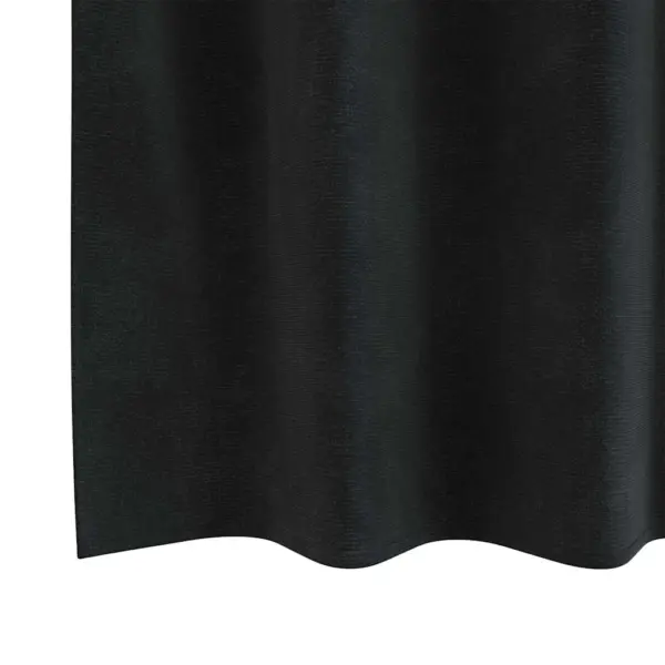 Pimendavad sametkardinad kangasilmadega, must, 2 tk, 140 x 175 cm – 6