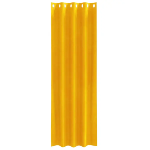 Pimendavad sametkardinad öösrõngastega, sinepikollane, 2 tk, 140 x 225 cm – 4