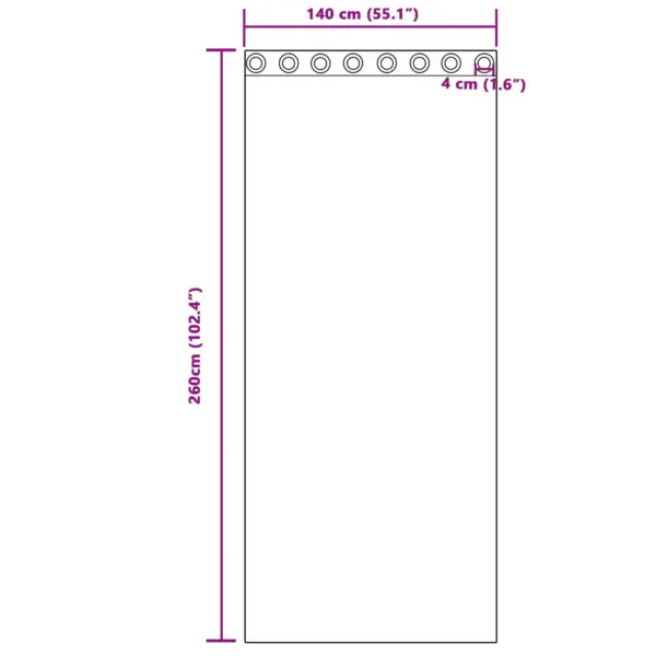 Pimendavad sametkardinad, tumesinine, 2 tk, 140 x 260 cm – 8