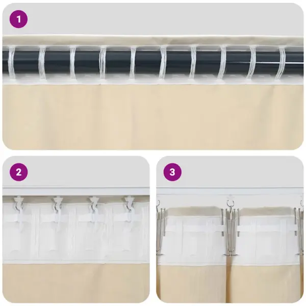 Pimendavad sametkardinad, tume roheline, 140 x 225 cm, 2 tk – 7