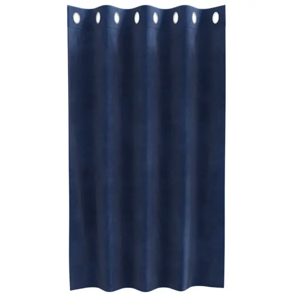 Pimendavad sametkardinad, tumesinine, 2 tk, 140 x 140 cm – 4