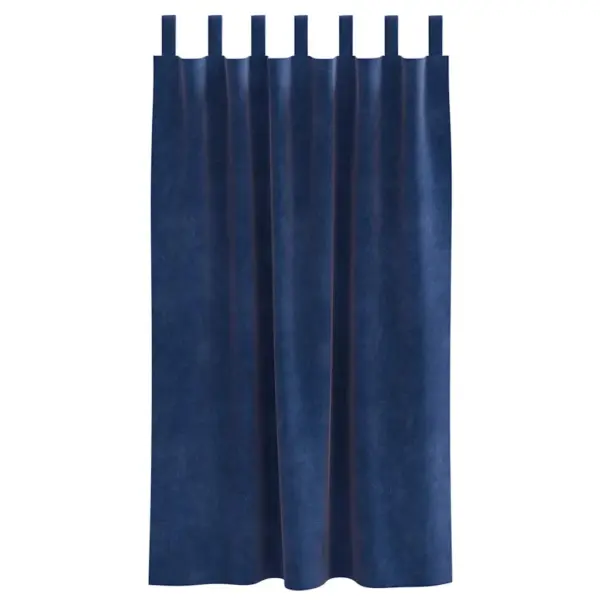 Pimendavad sametkardinad, tumesinine, 140 x 175 cm, 2 tk – 4