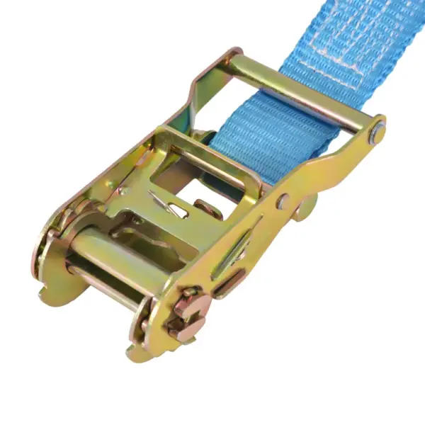 Pingutitega koormarihmad, 10 tk, 2 tonni, 6 m x 38 mm, sinine polüester – 5