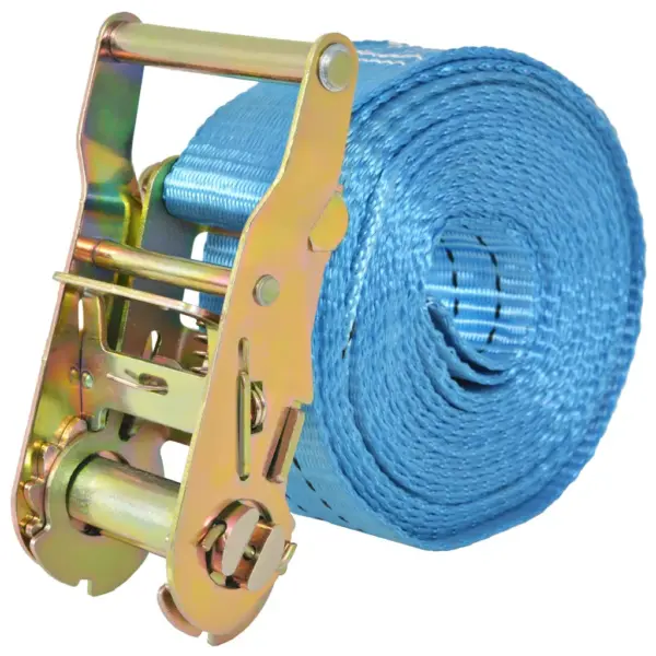 Pingutitega koormarihmad 4 tk, 2 tonni, 6 m x 38 mm, sinine polüester – 3
