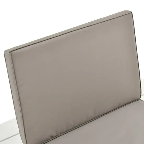 Plastist aiatoolid patjadega, 4 tk, valge/pruun, 78 x 78 x 70 cm – 6