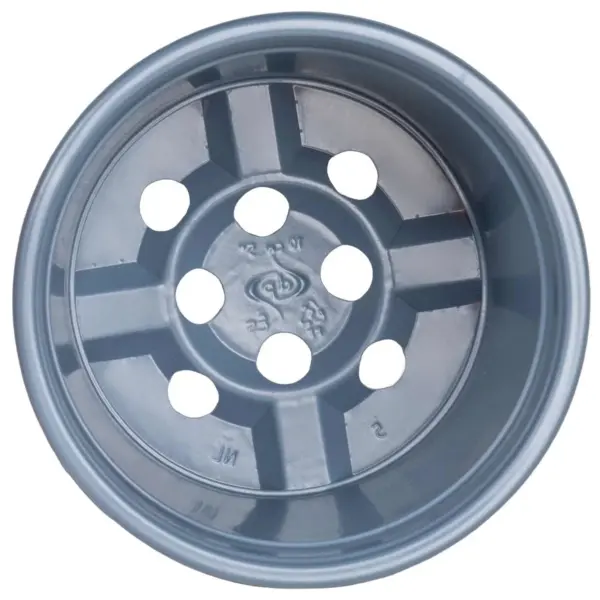 Ümmargune plastist lillepott terrakota, Ø 15 x 12,5 cm, 50 tk komplekt – 7