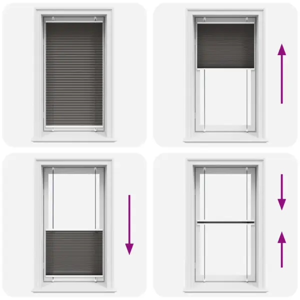 Plisseeritud aknaruloo, must, 70 x 150 cm, 100% polüster, paigaldus kruvide või klambritega – 7