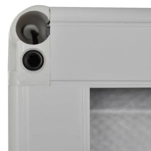 Plisseeritud putukavõrk ja päikesevari katuseaknale, valge alumiiniumraam, must klaaskiudvõrk, 80 x 120 cm – 7