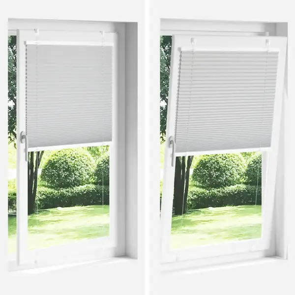 Plisseeritud ruloo aknale, antratsiithall, 105 x 150 cm, 100% polüester – 8