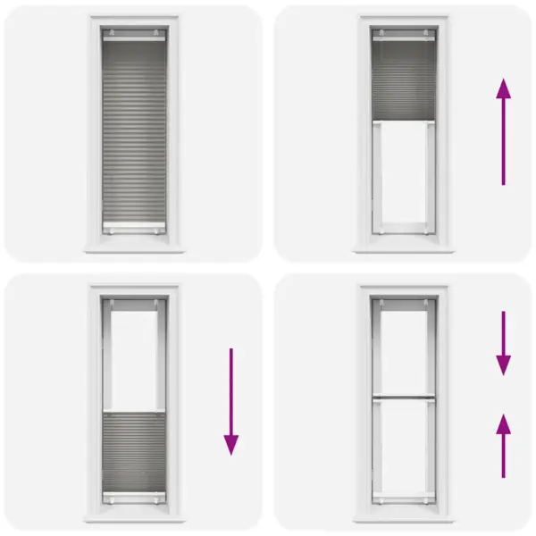 Plisseeritud ruloo antratsiithall, 40 x 150 cm, kanga laius 39,4 cm – 7