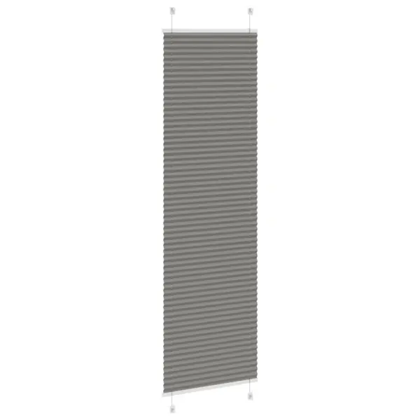Plisseeritud ruloo antratsiithall, 55 x 200 cm, kanga laius 54,4 cm - 4