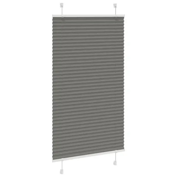 Plisseeritud ruloo antratsiithall 70 x 150 cm, kanga laius 69,4 cm – 3