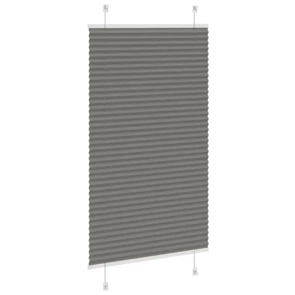 Plisseeritud ruloo antratsiithall 70 x 150 cm, kanga laius 69,4 cm – 4