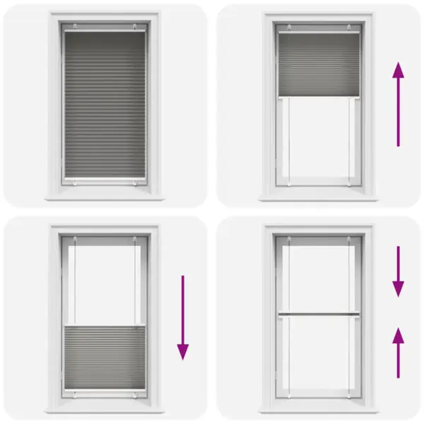 Plisseeritud ruloo antratsiithall 70 x 150 cm, kanga laius 69,4 cm – 7