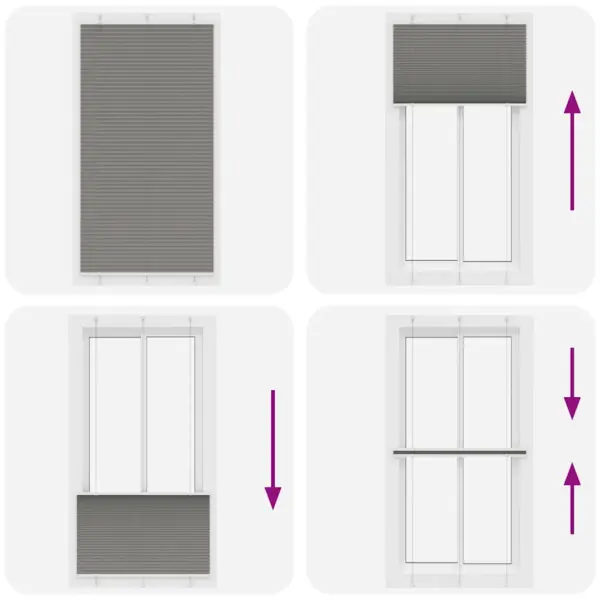 Plisseeritud ruloo antratsiithall, 105 x 200 cm, puurimisvaba paigaldusvõimalus – 7