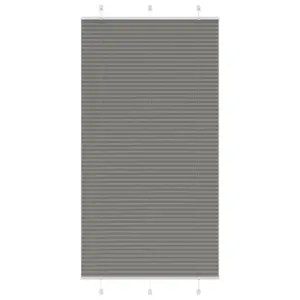 Plisseeritud ruloo privaatsuseks, antratsiithall, 110 x 200 cm, kanga laius 109,4 cm