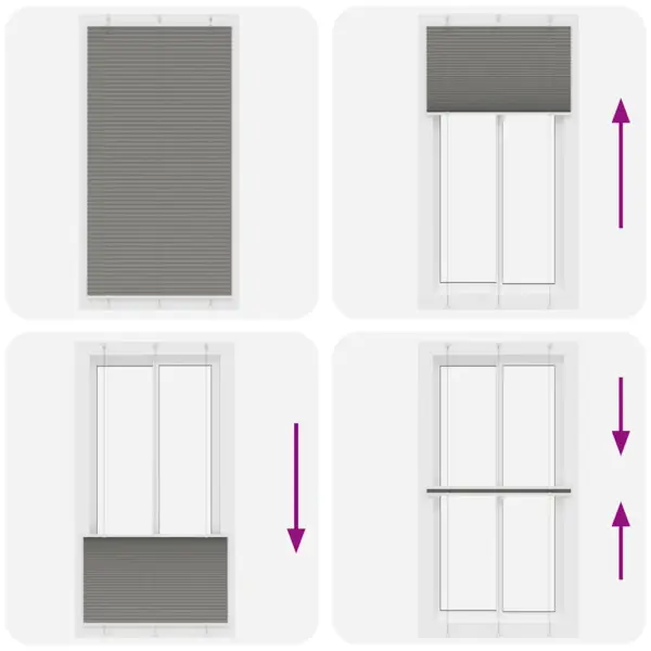 Plisseeritud ruloo privaatsuseks, antratsiithall, 110 x 200 cm, kanga laius 109,4 cm – 7