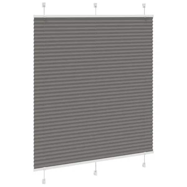 Plisseeritud ruloo antratsiithall, 120 x 150 cm, puurimiseta paigaldusvõimalusega – 3