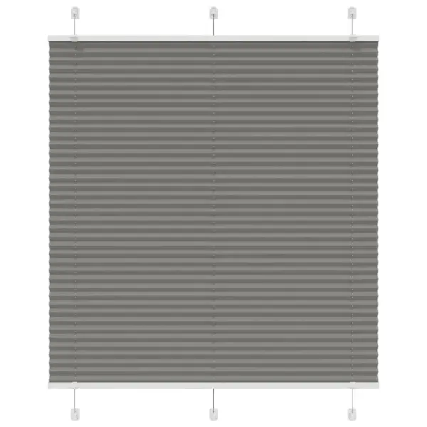 Plisseeritud ruloo antratsiithall 120 x 100 cm, kanga laius 119,4 cm – 2