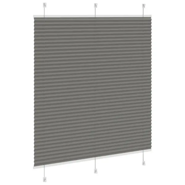 Plisseeritud ruloo antratsiithall 120 x 100 cm, kanga laius 119,4 cm – 4