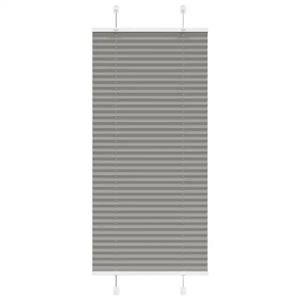 Plisseeritud ruloo privaatsuseks, antratsiithall, 55 x 100 cm, puurimiseta või kruvidega paigaldus – 2