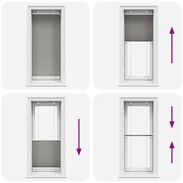 Plisseeritud ruloo antratsiithall 55 x 150 cm, kanga laius 54,4 cm – 7