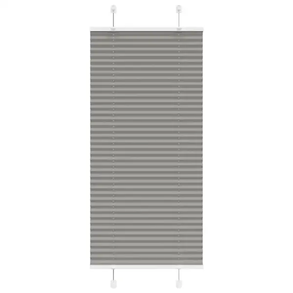 Plisseeritud ruloo antratsiithall, 65 x 100 cm, kanga laius 64,4 cm – 2