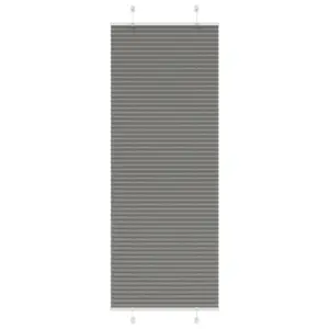 Plisseeritud ruloo antratsiithall, 80 x 200 cm, puurimiseta ja kruvikinnitusega