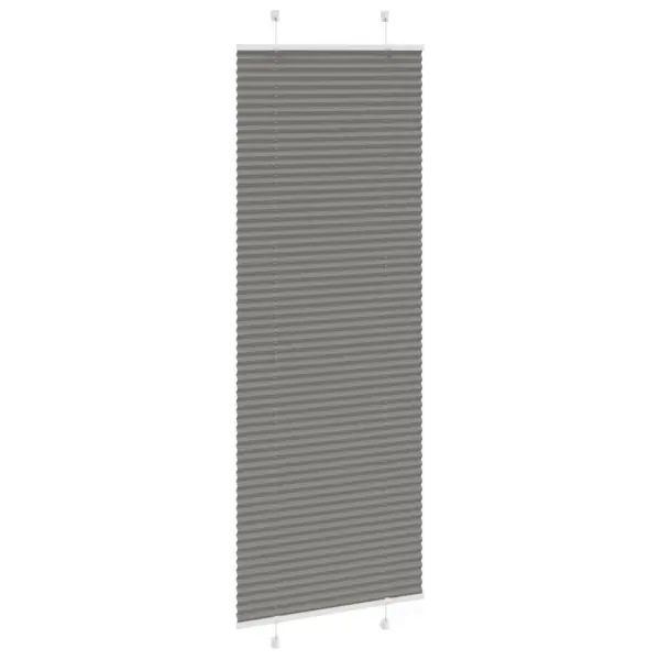 Plisseeritud ruloo antratsiithall, 80 x 200 cm, puurimiseta ja kruvikinnitusega - 3
