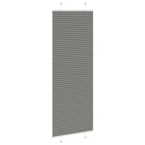 Plisseeritud ruloo antratsiithall, 80 x 200 cm, puurimiseta ja kruvikinnitusega - 4