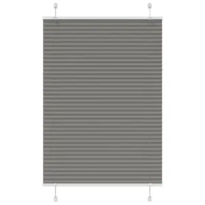 Plisseeritud ruloo antratsiithall 95 x 150 cm, kanga laius 94,4 cm