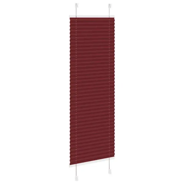 Plisseeritud ruloo privaatsuse ja päikesekaitsega, bordoopunane, 40 x 150 cm – 4