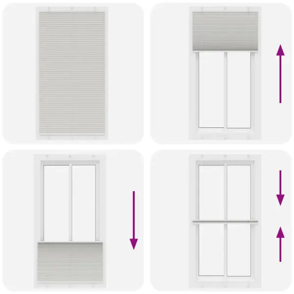 Helehall plisseeritud ruloo kahe paigaldusviisiga, 110 x 200 cm, kanga laius 109,4 cm – 7