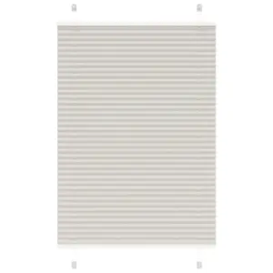 Plisseeritud ruloo privaatsuseks, helehall, 95 x 150 cm, kanga laius 94,4 cm