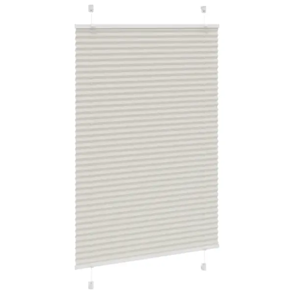 Plisseeritud ruloo privaatsuseks, helehall, 95 x 150 cm, kanga laius 94,4 cm - 3