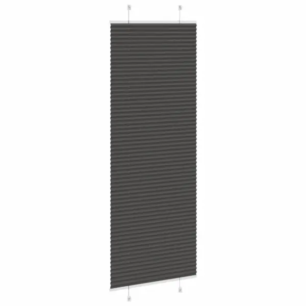 Plisseeritud ruloo, must, 70 x 200 cm, kanga laius 69,4 cm, 100% polüester – 4