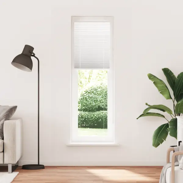 Plisseeritud ruloo privaatsuseks, valge, 60 x 200 cm, kanga laius 59,4 cm – 2