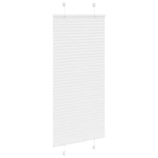 Plisseeritud ruloo privaatsuseks, valge, 65 x 150 cm, 100% polüester, kahe paigaldusviisiga - 3