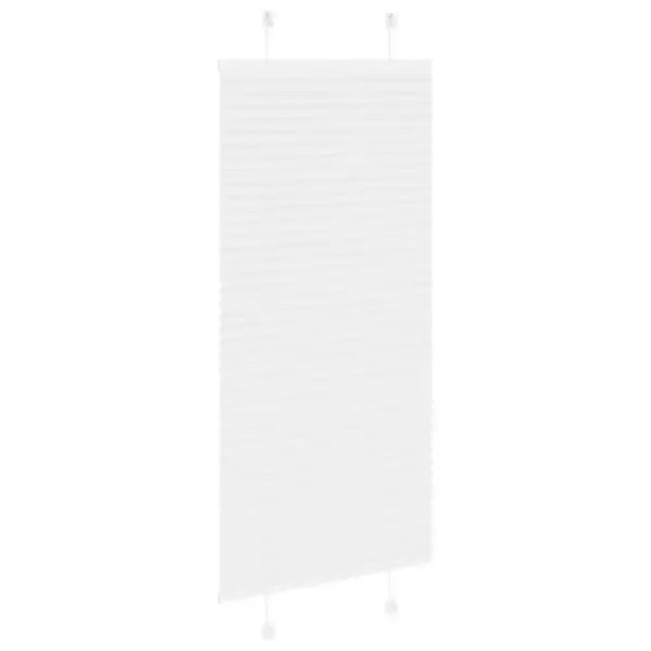 Plisseeritud ruloo privaatsuseks, valge, 65 x 150 cm, 100% polüester, kahe paigaldusviisiga - 4