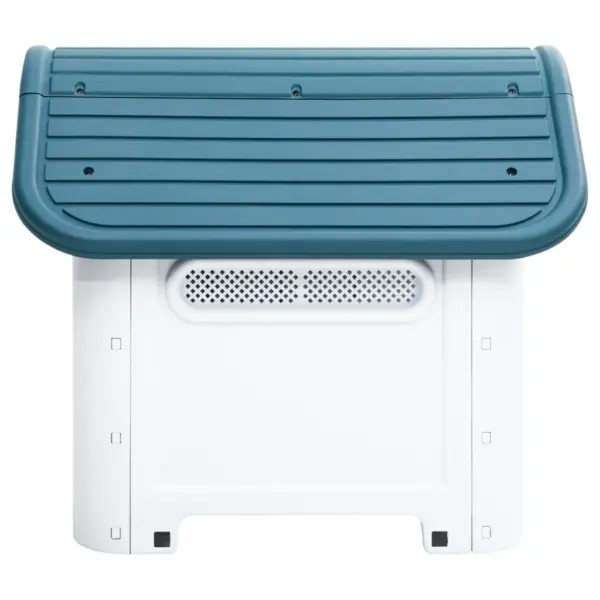 Polüpropüleenist koerakuut ventilatsiooniavadega, sinine-valge, 59 x 75 x 66 cm – 3