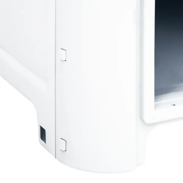 Polüpropüleenist koerakuut ventilatsiooniavadega, sinine-valge, 59 x 75 x 66 cm – 7